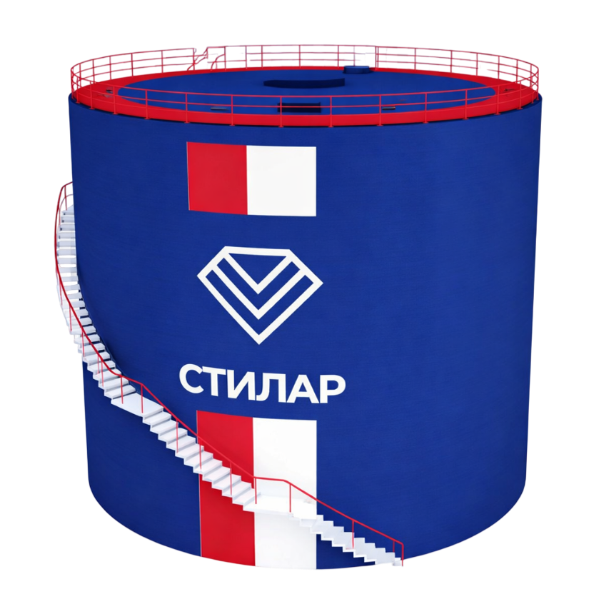 Цельносварной резервуар РВС  150 м³ от завода-производителя